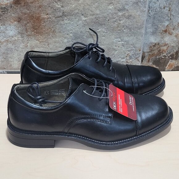 Dexter Mens Dress Shoes Size Archer Captoe Oxford Lace Comfortable Black - Picture 11 of 12
